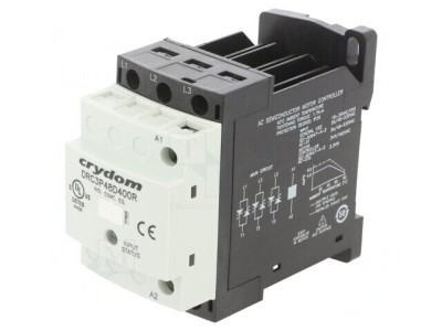 Releu Semiconductor 4,8A 3-Fazat 48-480VAC IP20 foto