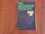 Mic dictionar filozofic