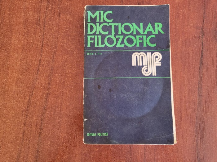 Mic dictionar filozofic