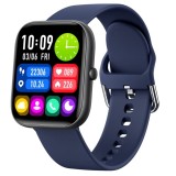Cumpara ieftin Smartwatch iSEN C08, Negru, Curea TPU Albastru, 1.91 TFT, Ritm Cardiac, Tensiune Arteriala, Oxigen in Sange (SpO2), Moduri Sport, Notificari Apeluri M