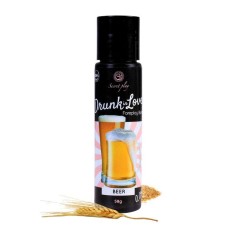Balsam intim comestibil SECRET PLAY Drunk in Love - Beer, pentru corp și zone erogene, cu aromă de bere, 58 gr (PTS)