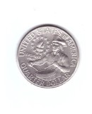 Moneda SUA 25 centi/quarter dollar 1976, bicentenarul 1776-1976 D, stare foarte buna, curata