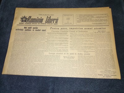 ZIARUL ROMANIA LIBERA 3 FEBRUARIE 1955 foto