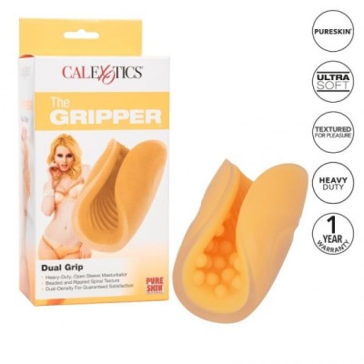 CALEXOTICS - BEADED GRIP MASTURBATOR ORANGE foto