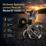 Mulineta Spinning pentru Pescuit, Model EF 5000
