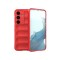 Husa wave, compatibila cu Samsung Galaxy A55, Grip Anti-Soc, Tpu, Pure Red