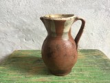 Arta / Traditie / Colectie - Vechi canceu / carafa / cana din zona olteniei sec XX / Oltenia !