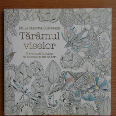 Millie Marotta ilustreaza Taramul viselor. O aventura in culori cu animale...