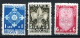 1936 , Lp 115 , Jamboreea Nationala Brasov - serie nestampilata