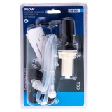 Dozator detergent chiuveta/blat negru din inox SUS 304 cu furtun &ndash; Flow FDD-50SB