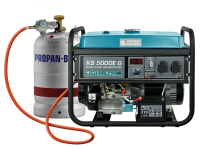 Generator monofazat pe gaz benzina Konner Sohnen KS 5000E G foto