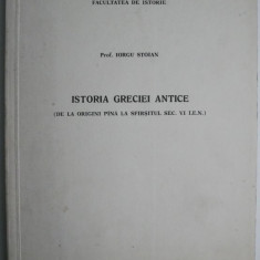 Istoria Greciei Antice (de la origini pana la sfarsitul sec. VI I.E.N.) - Iorgu Stoian (coperta putin uzata)