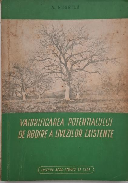 Valorificarea potentialului de rodire a livezilor existente - A. Negrila