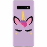 Husa silicon pentru Samsung Galaxy S10, Unicorn Shine