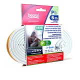Cumpara ieftin Banda etansare usi si ferestre, alb, profil P&nbsp;2x3&nbsp;m, Beorol