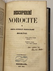Descoperiri Norocite principatele Romane carte veche