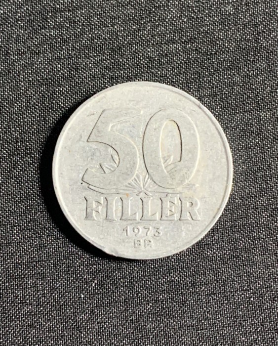 Moneda 50 filler 1973 Ungaria