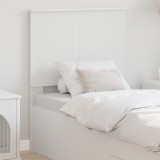 vidaXL Tăblie cap cu headboard Alb 75 cm Lemn compozit 887824