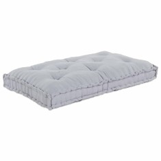 vidaXL Perna pentru canapea pe palet Gri țesătură 4019100