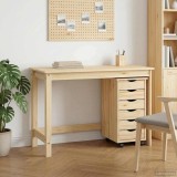Cumpara ieftin Set birou si cabinet mobil MOSS 2 buc. Maro