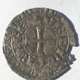 Franța Blanc cu K ND (1365-80) argint Carol V, Europa