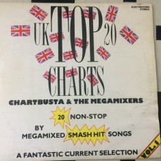 chartbusta the megamixers 1991 uk top 20 charts vol. 1 disc vinyl lp muzica pop