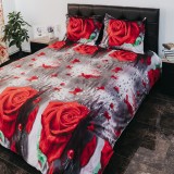 Lenjerie de pat ranforce Clasy king size (RNF_13)