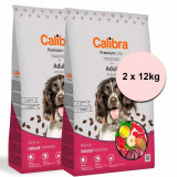 Calibra Dog Premium Line Adult Beef 2 x 12 kg