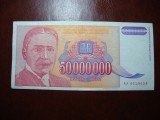 Bancnota Iugoslavia 50.000.000 Dinari 1993, Stare Buna