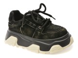 Pantofi sport GRYXX negri, 1063, din piele intoarsa