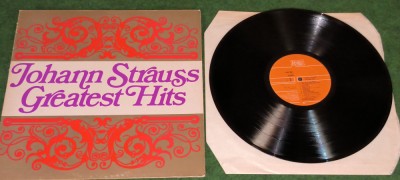 DISC VINIL &amp;ndash;&amp;nbsp; LP AN&amp;nbsp; 1973 JOHANN STRAUSS GREATEST HITS&amp;nbsp; foto