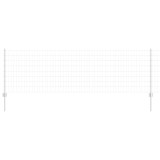 vidaXL &Icirc;ngrădire cu st&acirc;lpi Argintiu 0.8 x 10 m Oțel 3336162