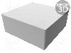 Carcasa aluminiu, 250mmx250mmx101mm, IP54, HAMMOND - 1550N