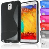 Husa Silicon S-Line Samsung Star 3 S5220, Protectie Premium, Negru