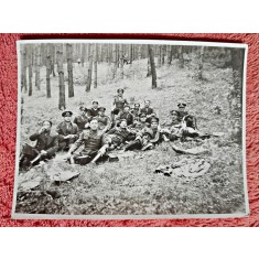 Fotografie, militari in Campania Topografica, 1934