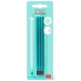 Set 3 rezerve pix cu gel, turcoaz, Erasable Pen, Legami