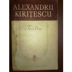 Teatru- Alexandru Kiritescu