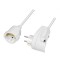 PRELUNGITOR LOGILINK, Schuko X 1 , Schuko transfer X 1, IP20, 230 V/16 A, 50 Hz, max. 3500 W, 3m, alb &quot;LPS275&quot; (include TV 0.80 lei)