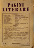 Revista Pagini literare nr.12/decembrie 1936