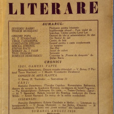 Revista Pagini literare nr.12/decembrie 1936