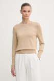 Dkny pulover culoarea bej, light, DJ5R0743