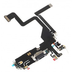 Banda cu Conector Incarcare - Microfon Apple iPhone 14 Pro, Negru