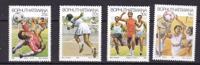 Bophuthatswana 1987 sport MI 181-184 MNH ww150 foto