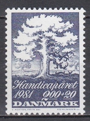 Danemarca 1981 - Anul Internațional al Handicapului, MNH foto
