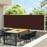 Copertina Laterala Retractabila Terasa Gossi, 140x600cm, Maro, Poliester, Protectie UV, Vant, Intimitate