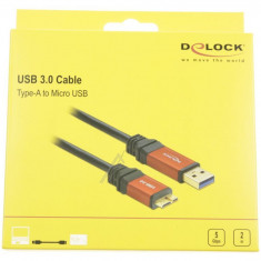 KABEL USB 3.0-A > MICRO-B STECKER / STECKER 2 M PREMIUM 82761 DELOCK