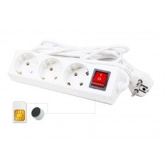 Microfon Spion GSM Smartech - Ascuns in Prelungitor Clasic 220V foto