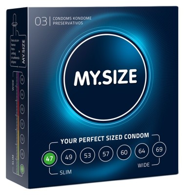 Prezervative My Size 47 mm, 3 Bucati# foto