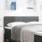 vidaXL Tăblie cap Altele cu headboard Gri &icirc;nchis 160 cm țesătură 42007021