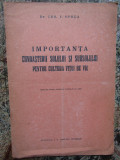 IMPORTANTA CUNOASTERII SOLULUI SI SUBSOLULUI PENTRU CULTURA VITEI DE VIE- OPREA, 1957